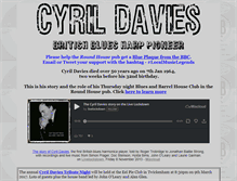 Tablet Screenshot of cyrildavies.com